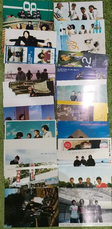 미스터 칠드런 1996년~2007년 연하장 & 늦더위 인사 엽서 24장