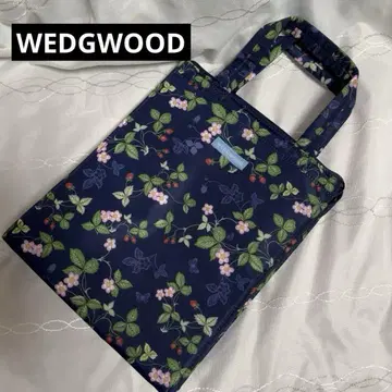 미사용 WEDGWOOD 웨지우드 런치 토트백 보냉보온 네이비