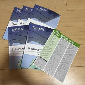 CFA 2024 레벨 2 SchweserNotes 전 5권 세트