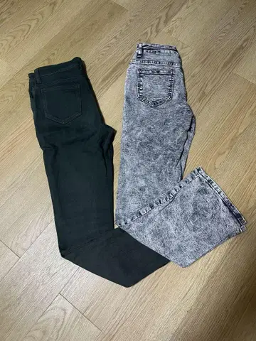 스트레이트 데님 남성용 S 사이즈 2개
