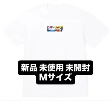 SLAWN BOX LOGO WHITEM 사이즈 새상품 미사용 미개봉