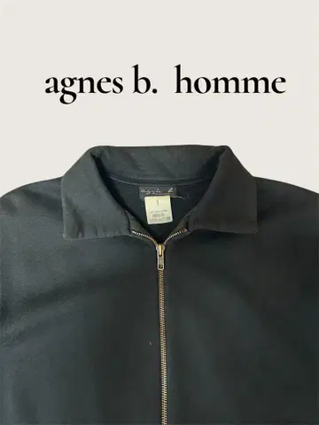 00s agnes b. sweat zip up jacket