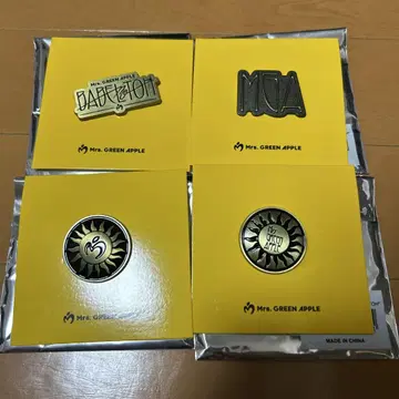Mrs. GREEN APPLE 핀즈 바벨탑 4개 세트
