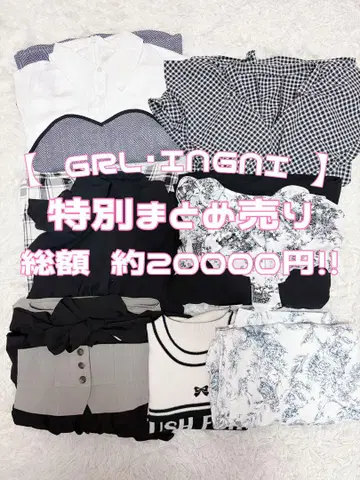 [특별 묶음 판매 ] GRL INGNI 원피스 등 세트