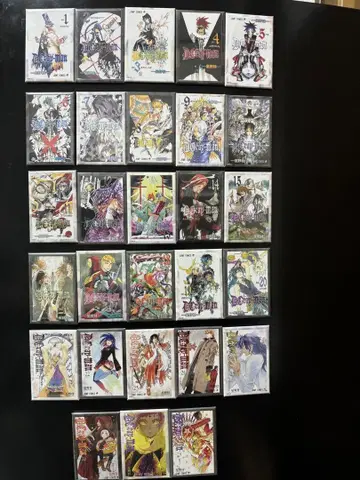 D.Gray-man 스퀘어 마그넷 전권 세트 28개 팝업 스토어 한정판