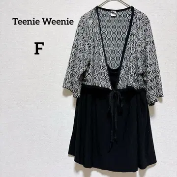 새상품급 Teenie Weenie 깔끔한 튜닉 [ F ] 블랙 여성용