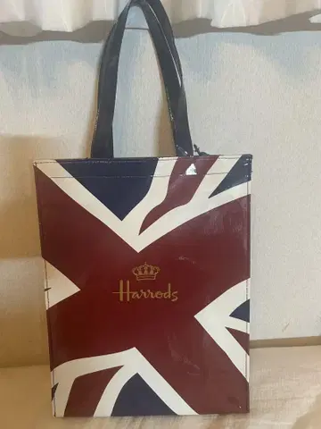 Harrods 유니언 잭 토트백 미사용