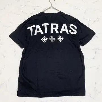 TATRAS 24SS AION 아이온 T셔츠 반팔 블랙 로고