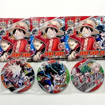 점프샵 20주년 올스타 캔뱃지 히로아카 3종 세트