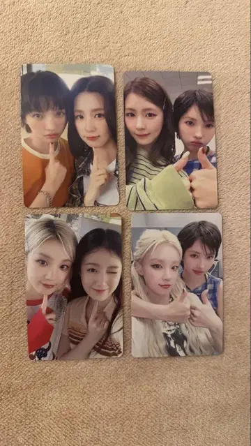 i-dle 일본 투어 사이타마 회장 유닛 트레이딩 카드 4장 세트
