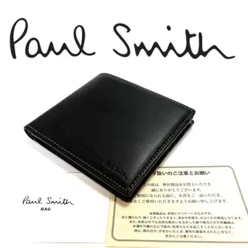 폴스미스 지갑 접이식 지갑 카드&지폐 블랙 Paul Smith