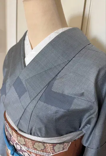 증지 부착 화장 서비스 본고장 오시마 명주 기모노 (7 말키) 색지 무늬