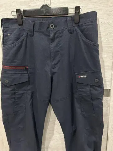 BURTLE 7042 워크 팬츠 L (w82) 다크 블루 2장 세트