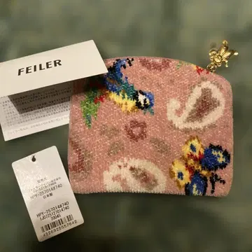 FEILER 꽃무늬 파우치 핑크