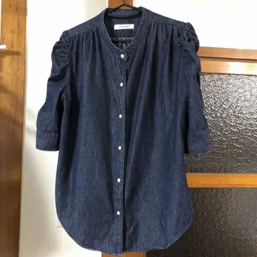 MOUSSY 데님 7부 소매 셔츠
