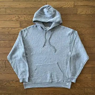 러셀 애슬레틱 후드티 앞 V 가제트 그레이 무지 L