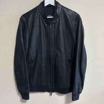 Boss Hugo Boss 가죽 자켓 펀칭 가죽 램 가죽
