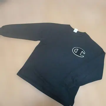 Champion 블랙 맨투맨 M