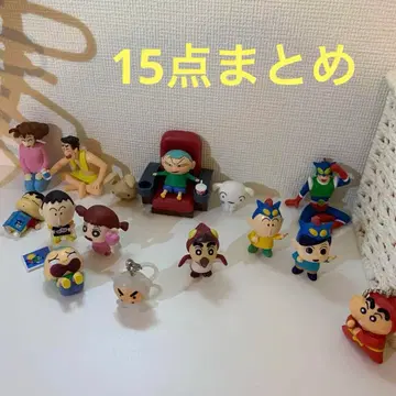 짱구는 못말려(크레용 신짱) 가챠가챠+피규어 모음 15점