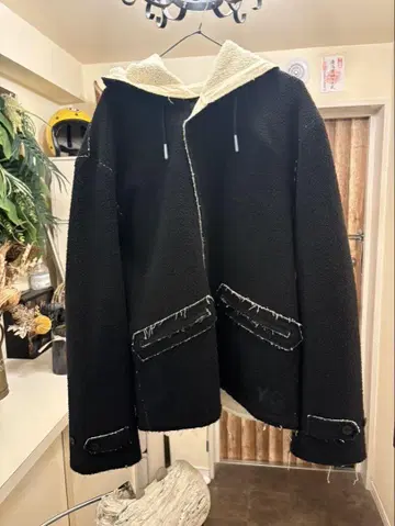 Y-3 플리스 자켓 블랙
