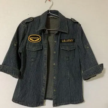 스트라이프 U.S. ARMY 밀리터리 자켓