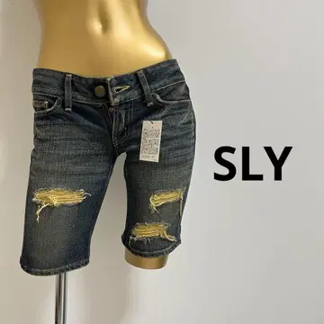 [ 4496 ] SLY 버뮤다 데미지 하프 팬츠 XS