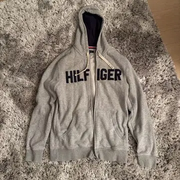 TOMMY HILFIGER 그레이 후드티 M