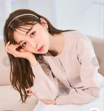 [정가 9900엔] 윌 셀렉션 비쥬 리본 가디건