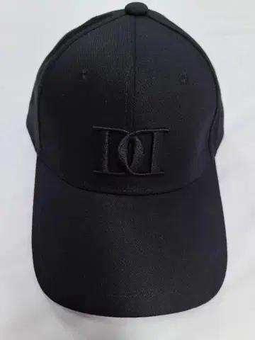Darich 로고 자수 블랙 야구 모자