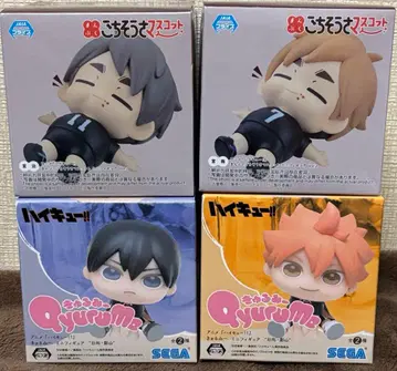 하이큐 큐룽하게 쳐다보는 포즈 마스코트 피규어 4