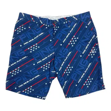 PING 네이비 골프웨어 숏팬츠 LL