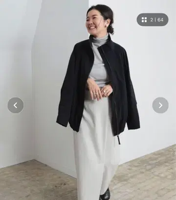 LEE x Demi-Luxe BEAMS / 오버 스탠드 블루종 M