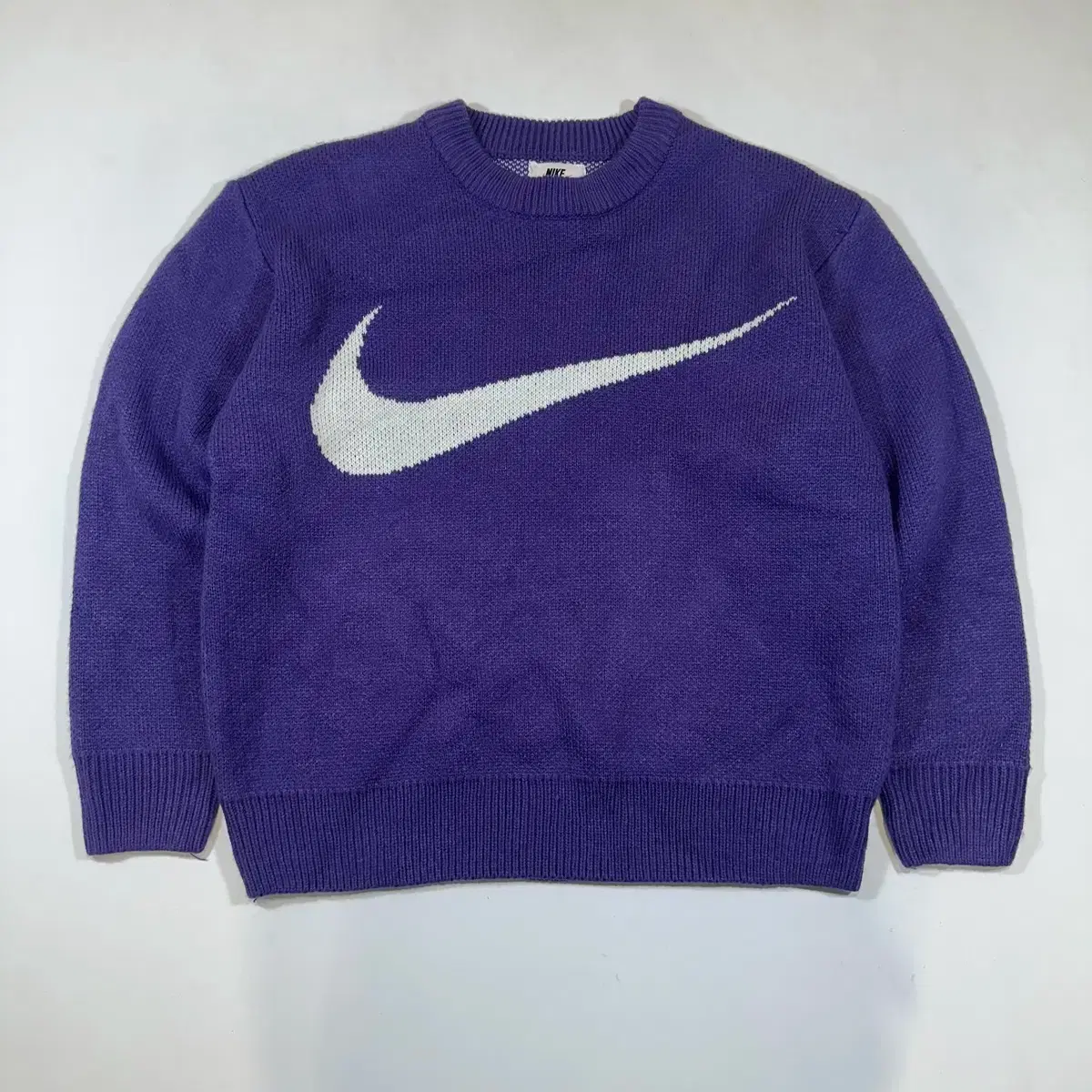 supreme nike swoosh sweater purple