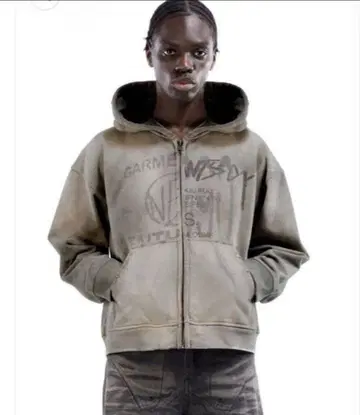 NO/FAITH STUDIOS SPLIT ZIP JACKET GREEN