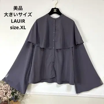 C 새상품급 빅 사이즈 LAUIR 케이프 셔츠
