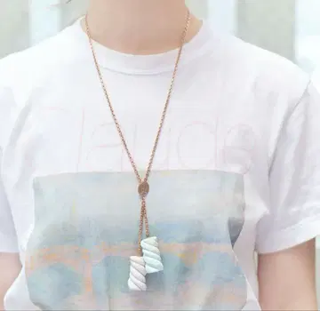 Q-pot. Parlor 마쉬멜로우 라리엣 목걸이