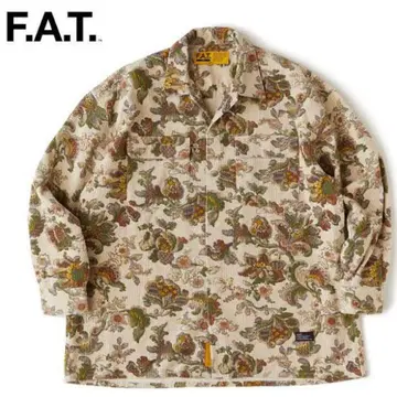 F.A.T. MEGARDEN 코듀로이 꽃무늬 긴팔 셔츠