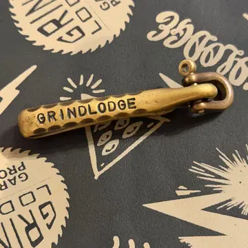 레어 GRINDLODGE 그라인드롯지 놋쇠 키 후크 키링