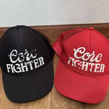 corefighter 메쉬 캡 2색 세트 빨간색 블랙