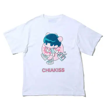고바야시 치아키 CHIAKISS 오요 호츠 TEE WHITE