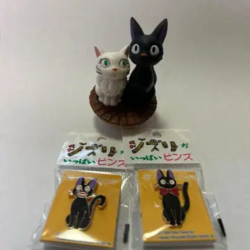 스튜디오 지브리 마녀 배달부 키키 지지 오키아가리코보시 핀즈 세트