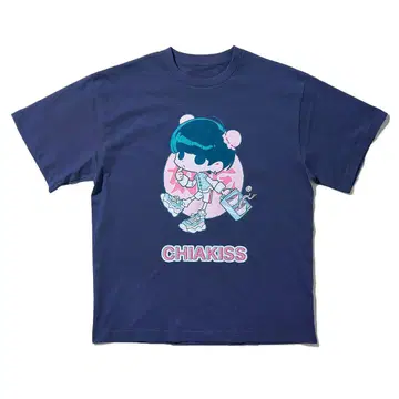 고바야시 치아키 CHIAKISS 오요 하오츠 TEE NAVY