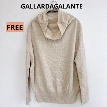 GALLARDAGALANTE 터틀넥 베이지 F 울 x 야크 x 캐시미어