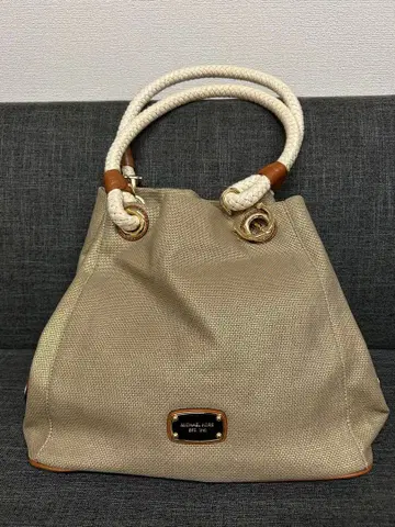 MICHAELKORS 토트백 캔버스 골드 로프 핸들