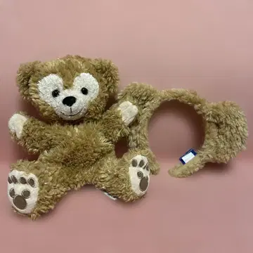 디즈니씨 더피 봉제 인형 핸드퍼펫 머리띠