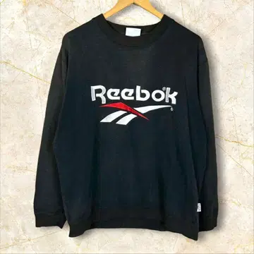 리복 블랙 맨투맨 트레이닝복