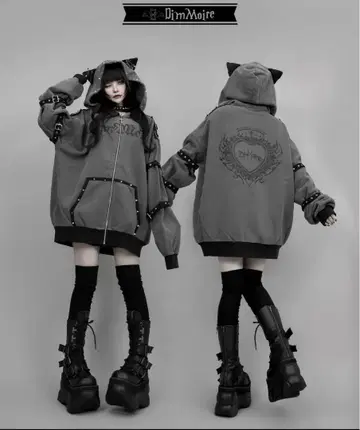 Dimmoire Evil Cat 후드티
