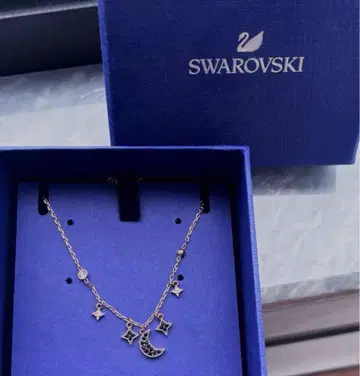 Swarovski 달과 별 목걸이