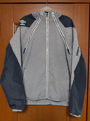 UMBRO 엄브로 윈드브레이커 깅엄 체크 크로스 FDD