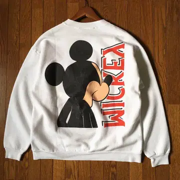 90s USA Disney 미키마우스 맨투맨 size XL